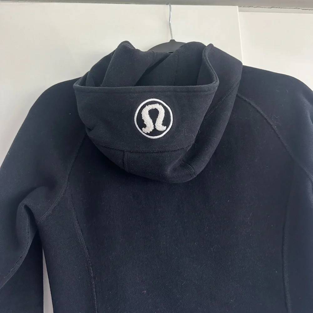 Lululemon Old Style Black Full Zip Scuba Jacket!